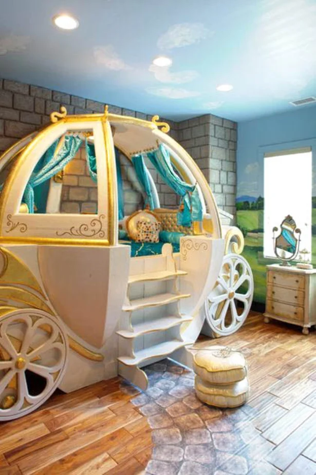 Disney cinderella carriage bed deals